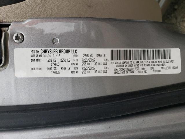 Photo 9 VIN: 2C4RC1BG0ER217978 - CHRYSLER TOWN & COUNTRY 