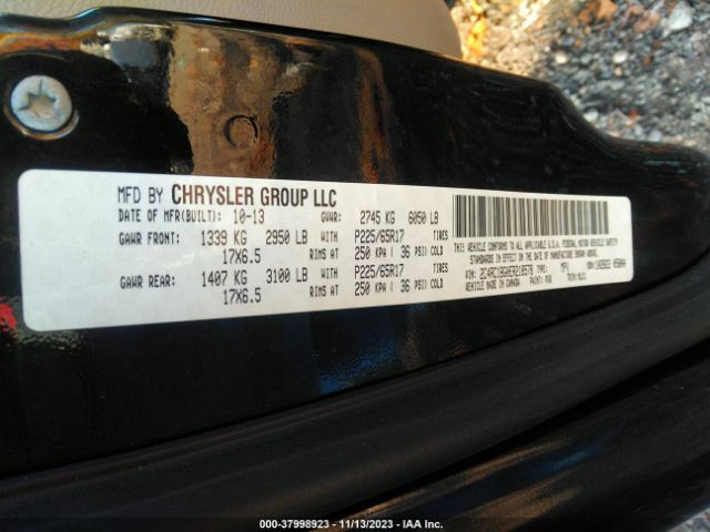 Photo 8 VIN: 2C4RC1BG0ER218578 - CHRYSLER TOWN & COUNTRY 