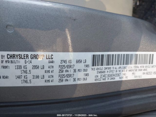 Photo 8 VIN: 2C4RC1BG0ER435967 - CHRYSLER TOWN & COUNTRY 