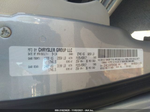 Photo 8 VIN: 2C4RC1BG0FR545306 - CHRYSLER TOWN & COUNTRY 