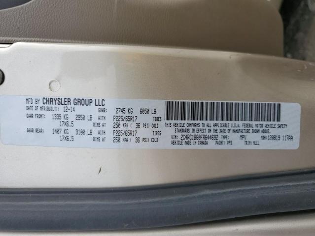 Photo 12 VIN: 2C4RC1BG0FR644692 - CHRYSLER TOWN & COU 