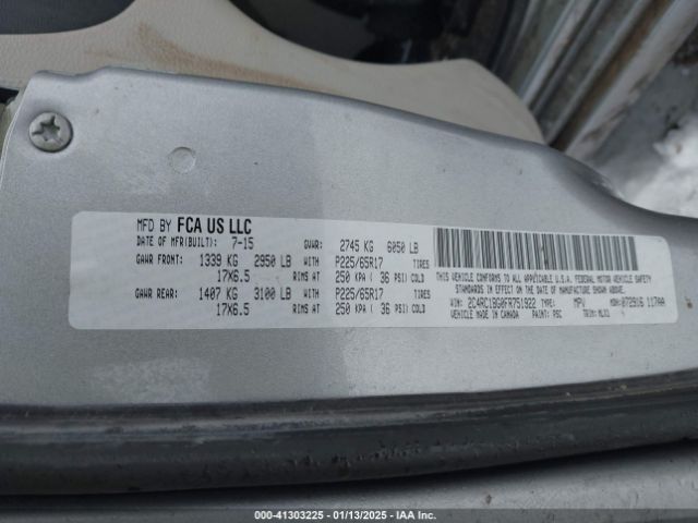 Photo 8 VIN: 2C4RC1BG0FR751922 - CHRYSLER TOWN AND COUNTRY 
