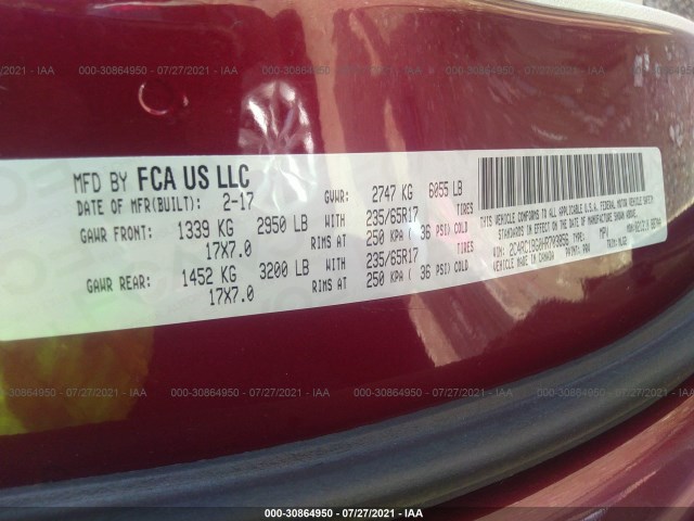 Photo 8 VIN: 2C4RC1BG0HR703856 - CHRYSLER PACIFICA 