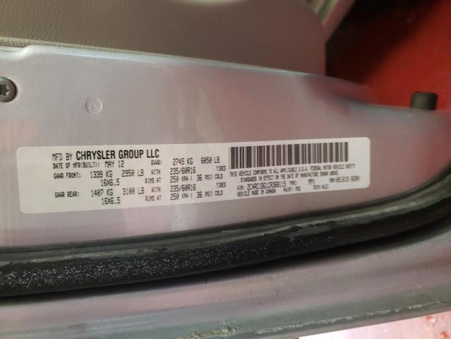 Photo 9 VIN: 2C4RC1BG1CR368115 - CHRYSLER TOWN &AMP COU 