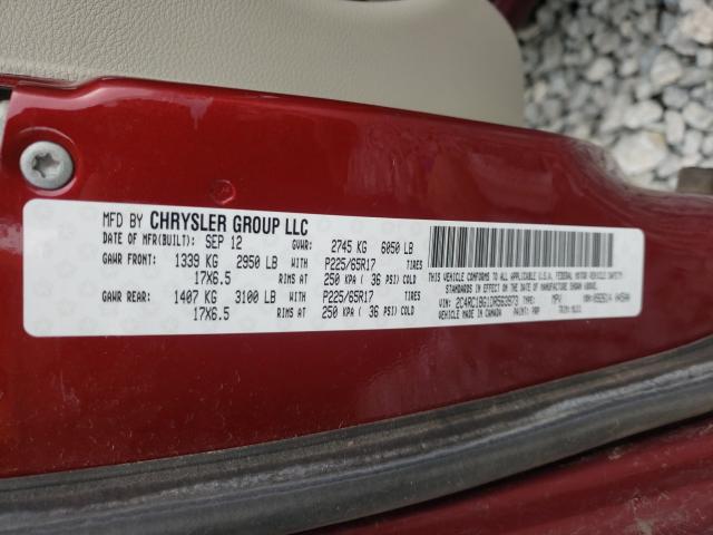 Photo 9 VIN: 2C4RC1BG1DR563973 - CHRYSLER TOWN & COU 