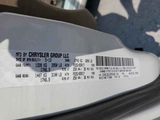 Photo 9 VIN: 2C4RC1BG1DR787485 - CHRYSLER TOWN & COU 