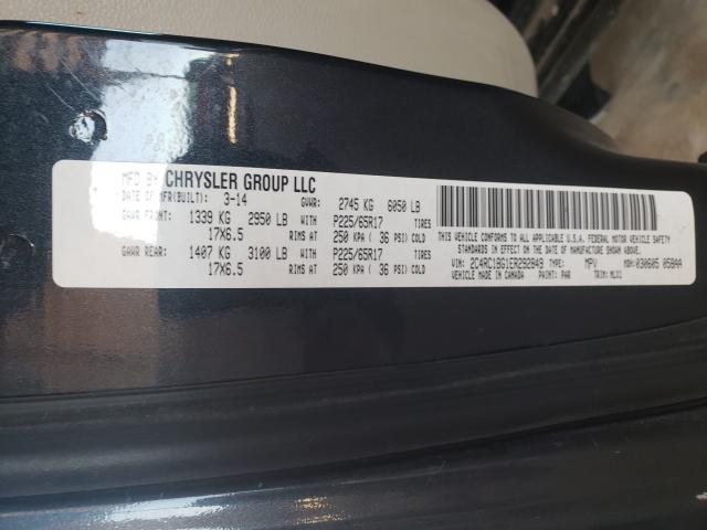 Photo 9 VIN: 2C4RC1BG1ER292849 - CHRYSLER TOWN & COU 