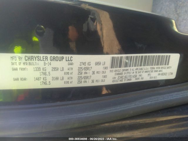 Photo 8 VIN: 2C4RC1BG1FR514260 - CHRYSLER TOWN & COUNTRY 