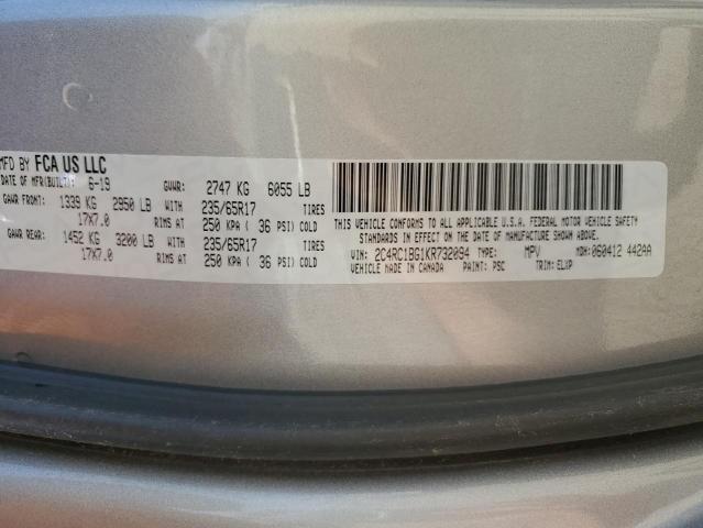 Photo 13 VIN: 2C4RC1BG1KR732094 - CHRYSLER PACIFICA T 