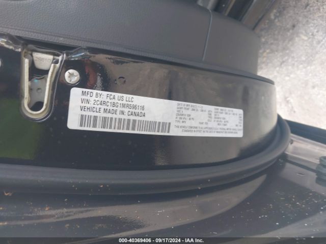 Photo 8 VIN: 2C4RC1BG1MR596116 - CHRYSLER PACIFICA 