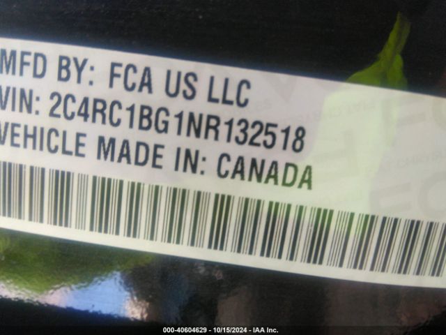 Photo 8 VIN: 2C4RC1BG1NR132518 - CHRYSLER PACIFICA 