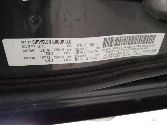 Photo 9 VIN: 2C4RC1BG2CR187119 - CHRYSLER TOWN &AMP COU 