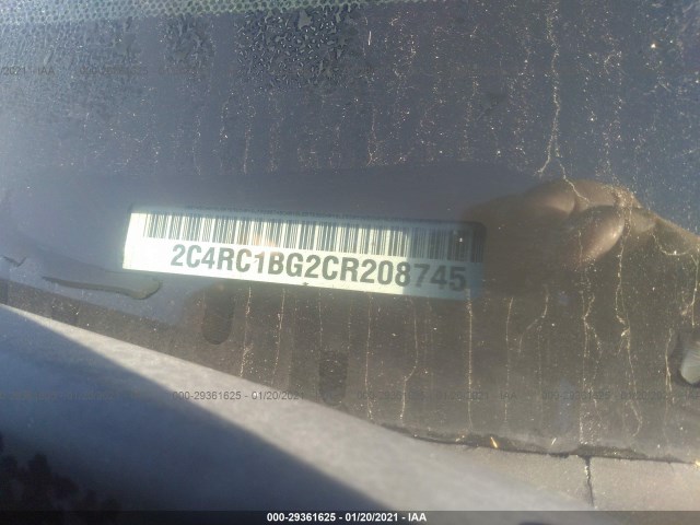 Photo 8 VIN: 2C4RC1BG2CR208745 - CHRYSLER TOWN & COUNTRY 