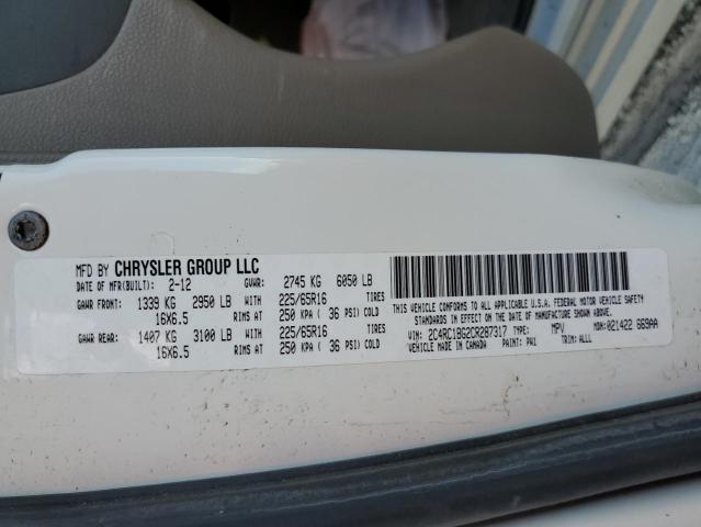 Photo 13 VIN: 2C4RC1BG2CR287317 - CHRYSLER MINIVAN 