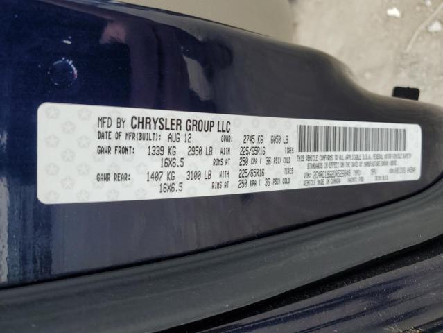 Photo 12 VIN: 2C4RC1BG2DR526849 - CHRYSLER MINIVAN 