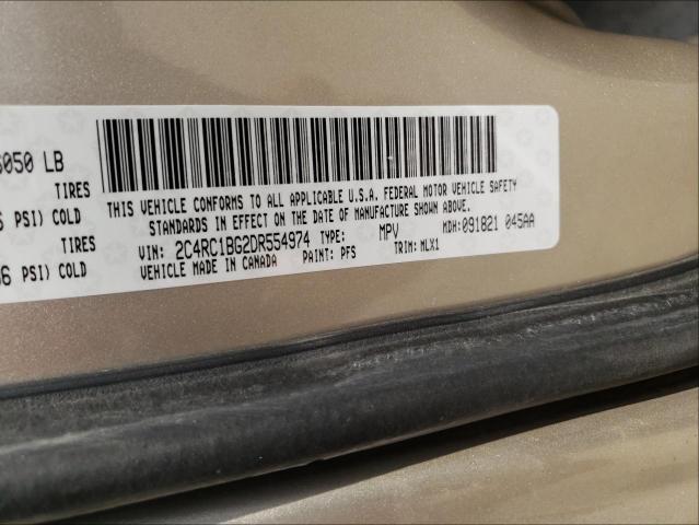 Photo 9 VIN: 2C4RC1BG2DR554974 - CHRYSLER TOWN &AMP COU 