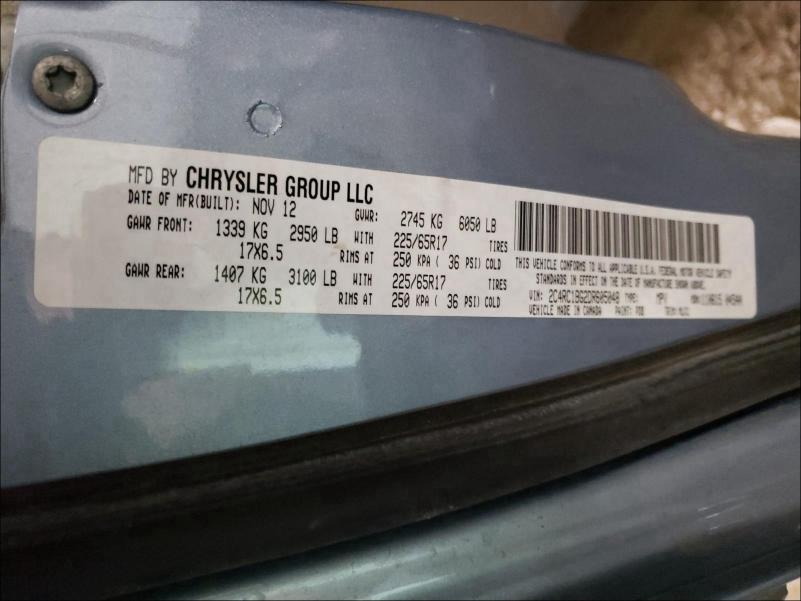 Photo 9 VIN: 2C4RC1BG2DR605048 - CHRYSLER TOWN &AMP COU 