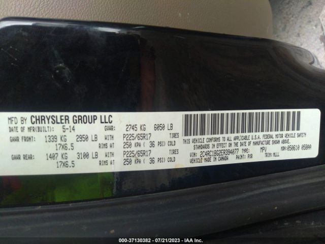 Photo 8 VIN: 2C4RC1BG2ER394077 - CHRYSLER TOWN & COUNTRY 