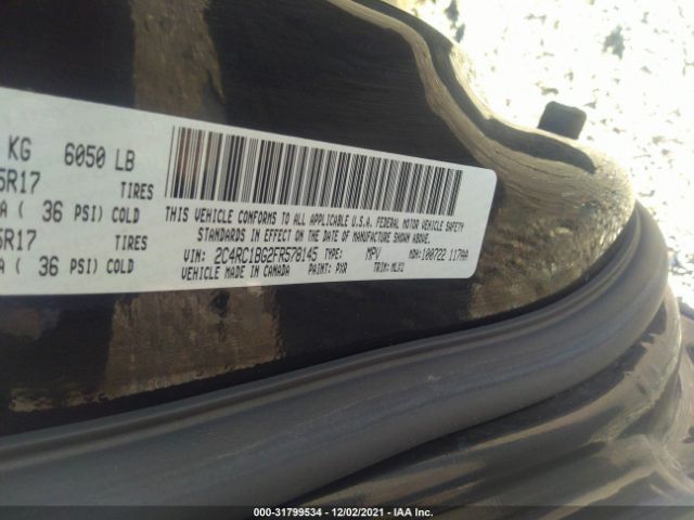 Photo 8 VIN: 2C4RC1BG2FR578145 - CHRYSLER TOWN & COUNTRY 