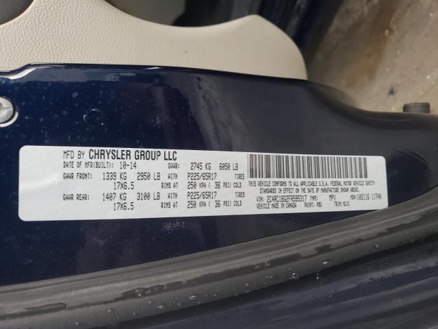 Photo 9 VIN: 2C4RC1BG2FR595317 - CHRYSLER TOWN &AMP COU 