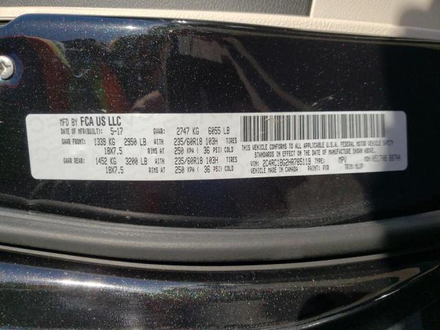 Photo 9 VIN: 2C4RC1BG2HR785119 - CHRYSLER PACIFICA T 