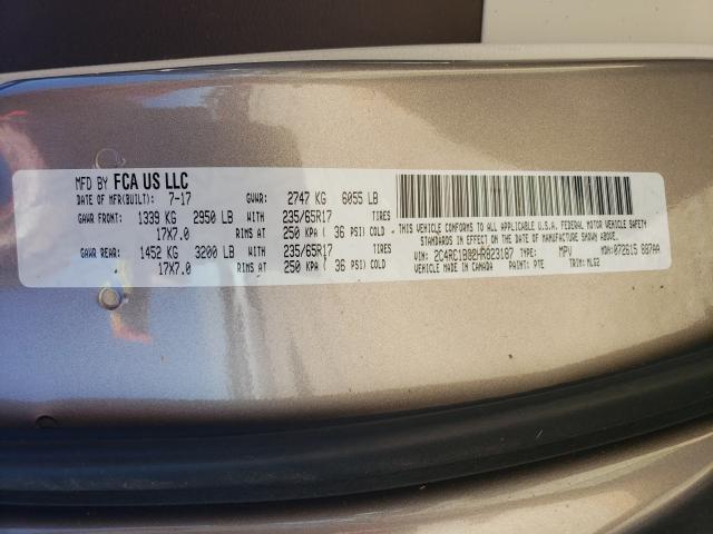 Photo 9 VIN: 2C4RC1BG2HR823187 - CHRYSLER PACIFICA T 