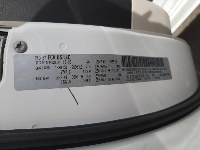 Photo 9 VIN: 2C4RC1BG2KR561467 - CHRYSLER PACIFICA T 