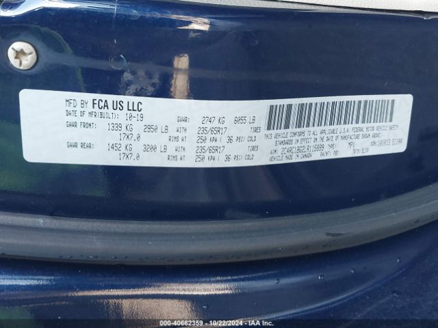 Photo 8 VIN: 2C4RC1BG2LR115899 - CHRYSLER PACIFICA 