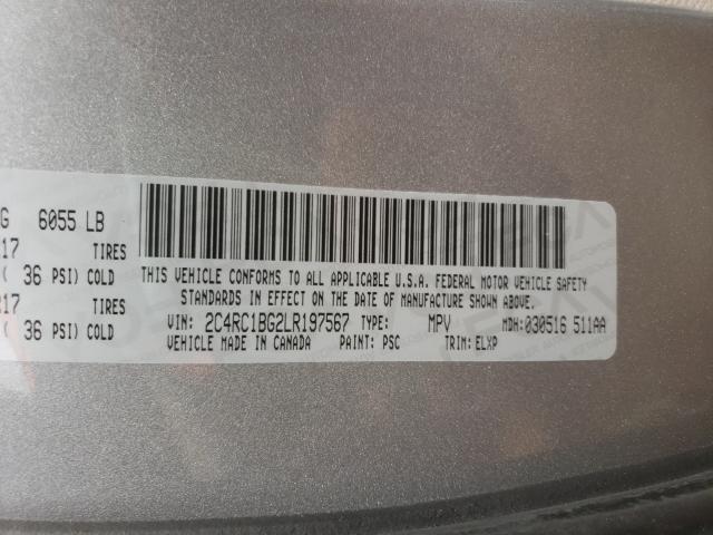 Photo 9 VIN: 2C4RC1BG2LR197567 - CHRYSLER PACIFICA T 