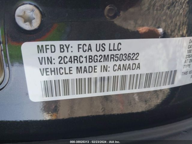 Photo 8 VIN: 2C4RC1BG2MR503622 - CHRYSLER PACIFICA 