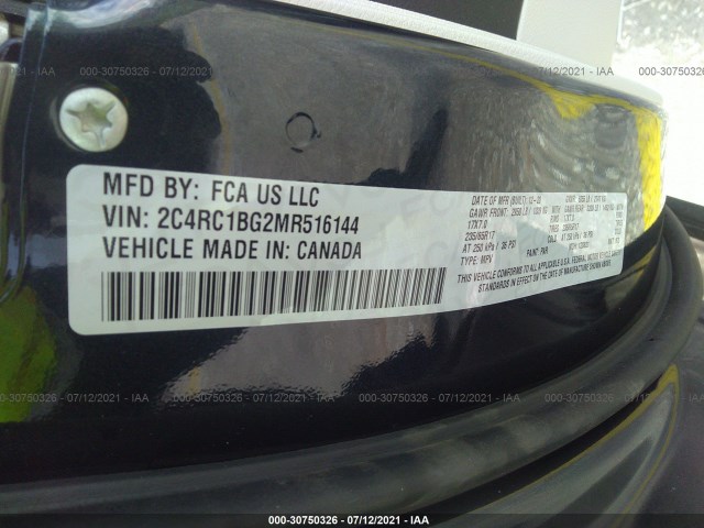 Photo 8 VIN: 2C4RC1BG2MR516144 - CHRYSLER PACIFICA 