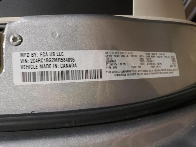 Photo 12 VIN: 2C4RC1BG2MR584895 - CHRYSLER PACIFICA T 