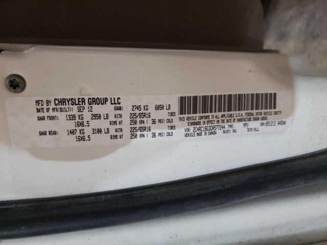 Photo 9 VIN: 2C4RC1BG3DR577244 - CHRYSLER TOWN &AMP COU 