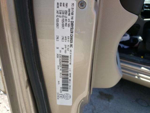 Photo 9 VIN: 2C4RC1BG3DR664576 - CHRYSLER TOWN &AMP COU 