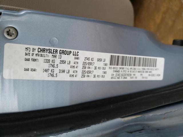 Photo 9 VIN: 2C4RC1BG3DR709290 - CHRYSLER TOWN &AMP COU 