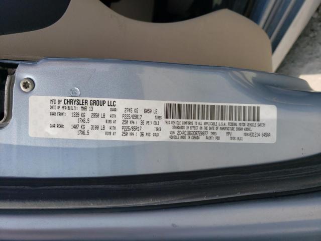 Photo 12 VIN: 2C4RC1BG3DR720077 - CHRYSLER TOWN & COU 