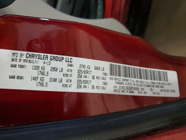 Photo 12 VIN: 2C4RC1BG3DR745030 - CHRYSLER MINIVAN 