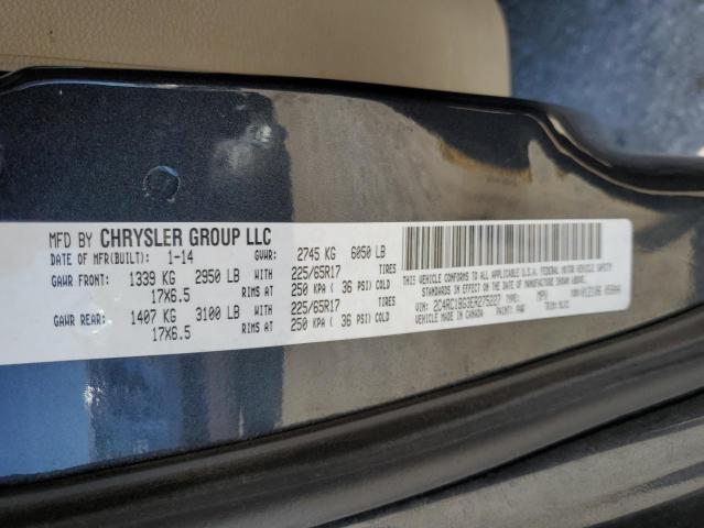 Photo 12 VIN: 2C4RC1BG3ER275227 - CHRYSLER MINIVAN 