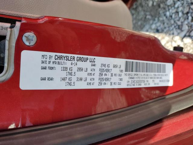 Photo 12 VIN: 2C4RC1BG3ER357930 - CHRYSLER MINIVAN 