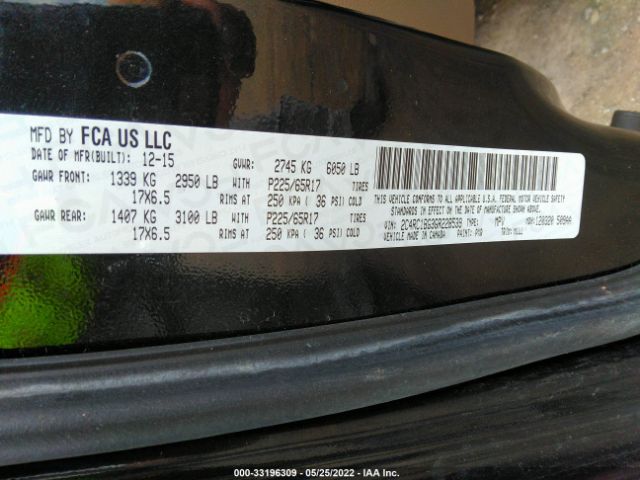 Photo 8 VIN: 2C4RC1BG3GR228539 - CHRYSLER TOWN & COUNTRY 