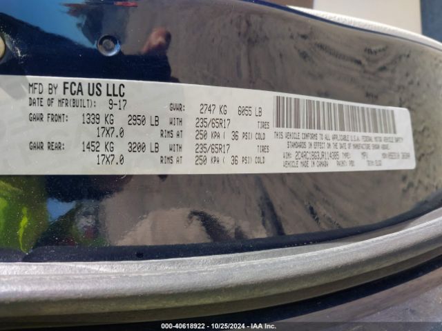 Photo 8 VIN: 2C4RC1BG3JR114385 - CHRYSLER PACIFICA 