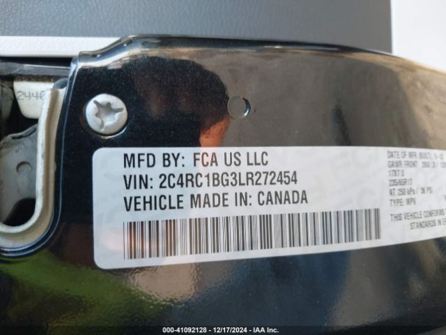 Photo 8 VIN: 2C4RC1BG3LR272454 - CHRYSLER PACIFICA 