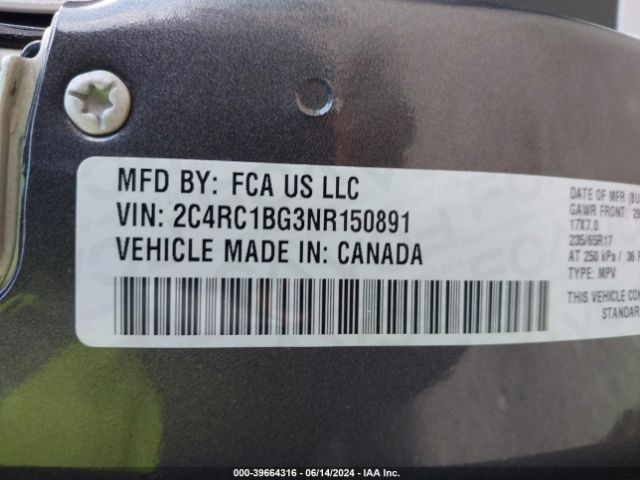 Photo 8 VIN: 2C4RC1BG3NR150891 - CHRYSLER PACIFICA 