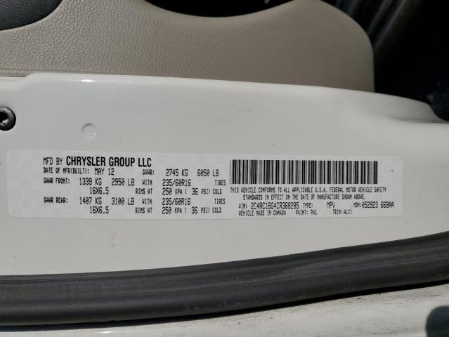 Photo 12 VIN: 2C4RC1BG4CR368285 - CHRYSLER MINIVAN 