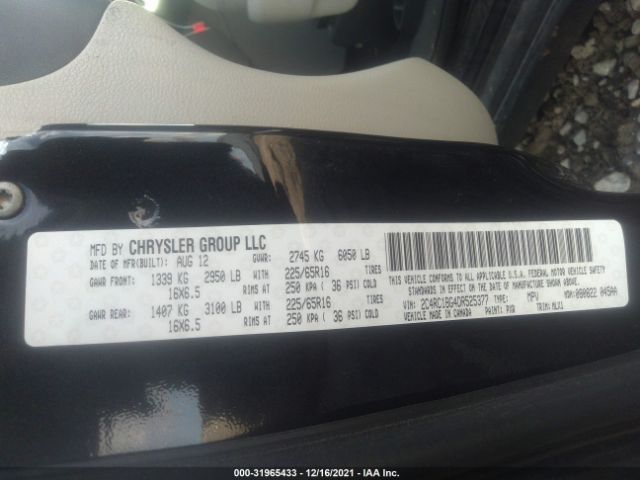 Photo 8 VIN: 2C4RC1BG4DR525377 - CHRYSLER TOWN & COUNTRY 