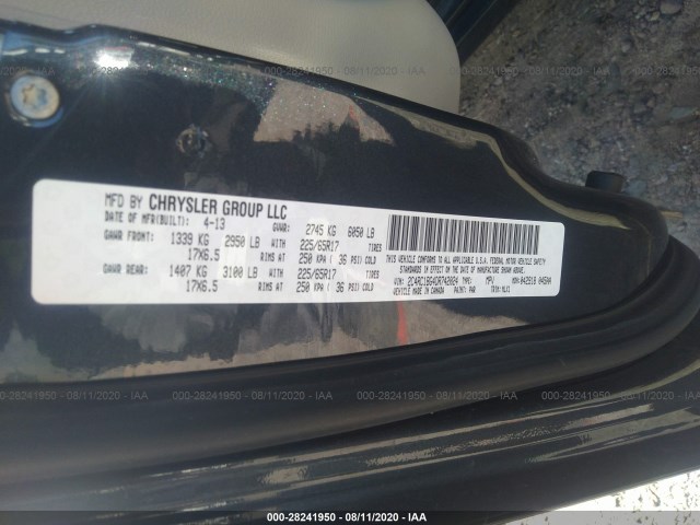 Photo 8 VIN: 2C4RC1BG4DR742024 - CHRYSLER TOWN & COUNTRY 