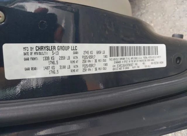 Photo 8 VIN: 2C4RC1BG4DR780367 - CHRYSLER TOWN & COUNTRY 