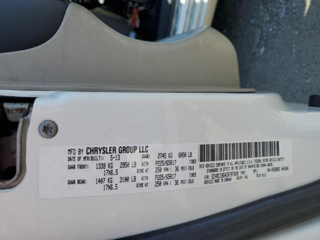 Photo 11 VIN: 2C4RC1BG4DR787609 - CHRYSLER TOWN AND C 