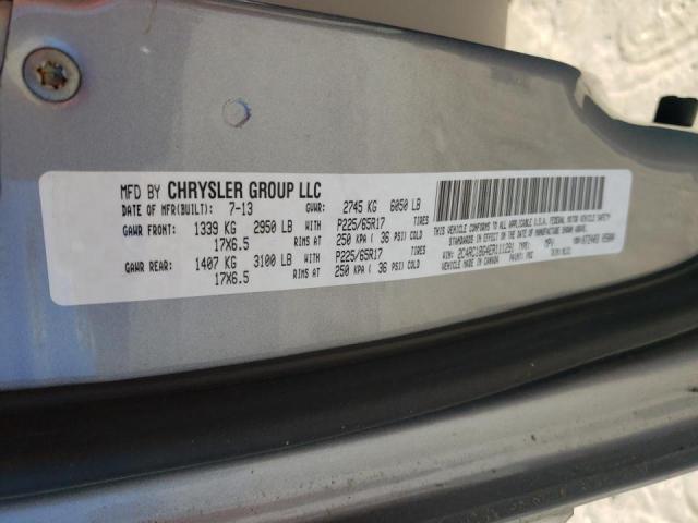 Photo 9 VIN: 2C4RC1BG4ER111291 - CHRYSLER TOWN &AMP COU 