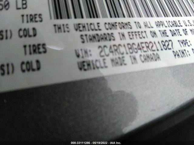 Photo 8 VIN: 2C4RC1BG4ER211827 - CHRYSLER TOWN & COUNTRY 